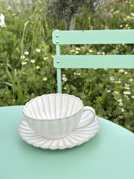 كوب وردة ابيض