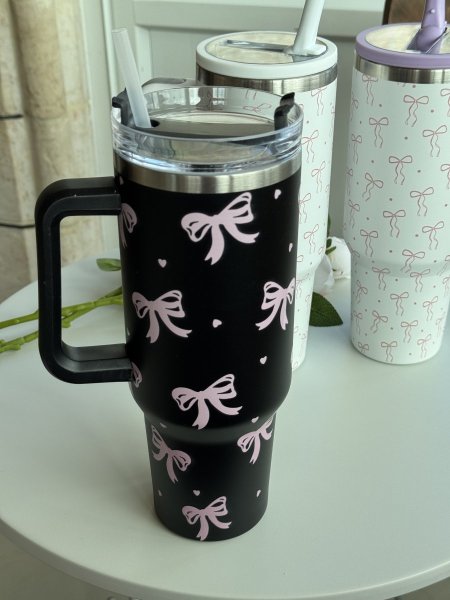 مطرة ستانلس فيونكة اسود