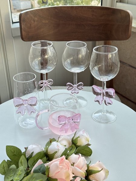 كوب شفاف فيونكة