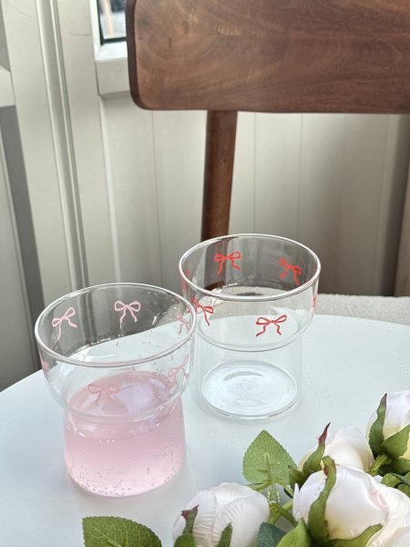 كوب شفاف فيونكة