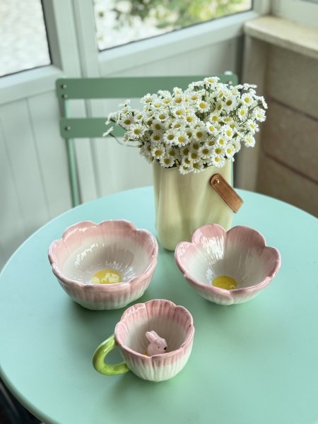 صحن مجور شكل وردة