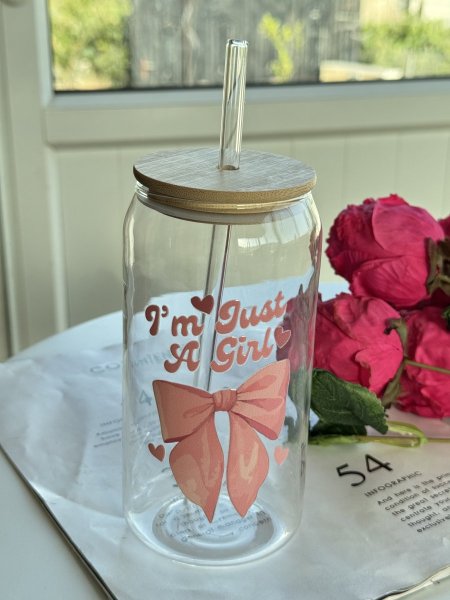 كوب I’m just agirl وفيونكات