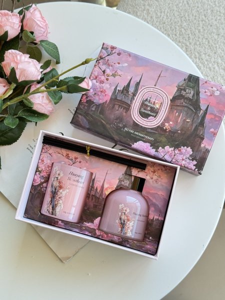 بكج شمعة مع عطر عيدان برائحة فواحة جداً