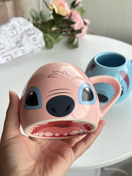 كوب ستيتش وجه ضاحك