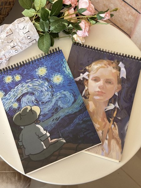 دفتر للرسم حجم كبير ورق خميل