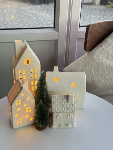 اكواخ مضيئة